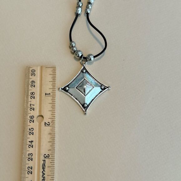 Silver Pendant Necklace - Picture 3 of 3